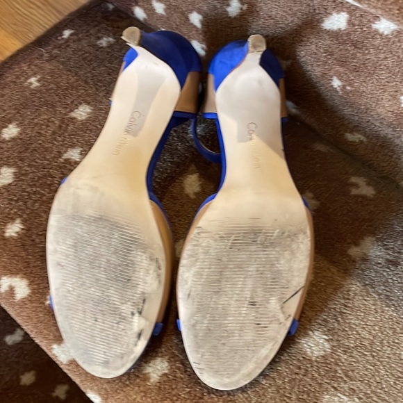 Calvin Klein ankle strap pumps in good used condition. Size 8.5 - Picture 5 of 5